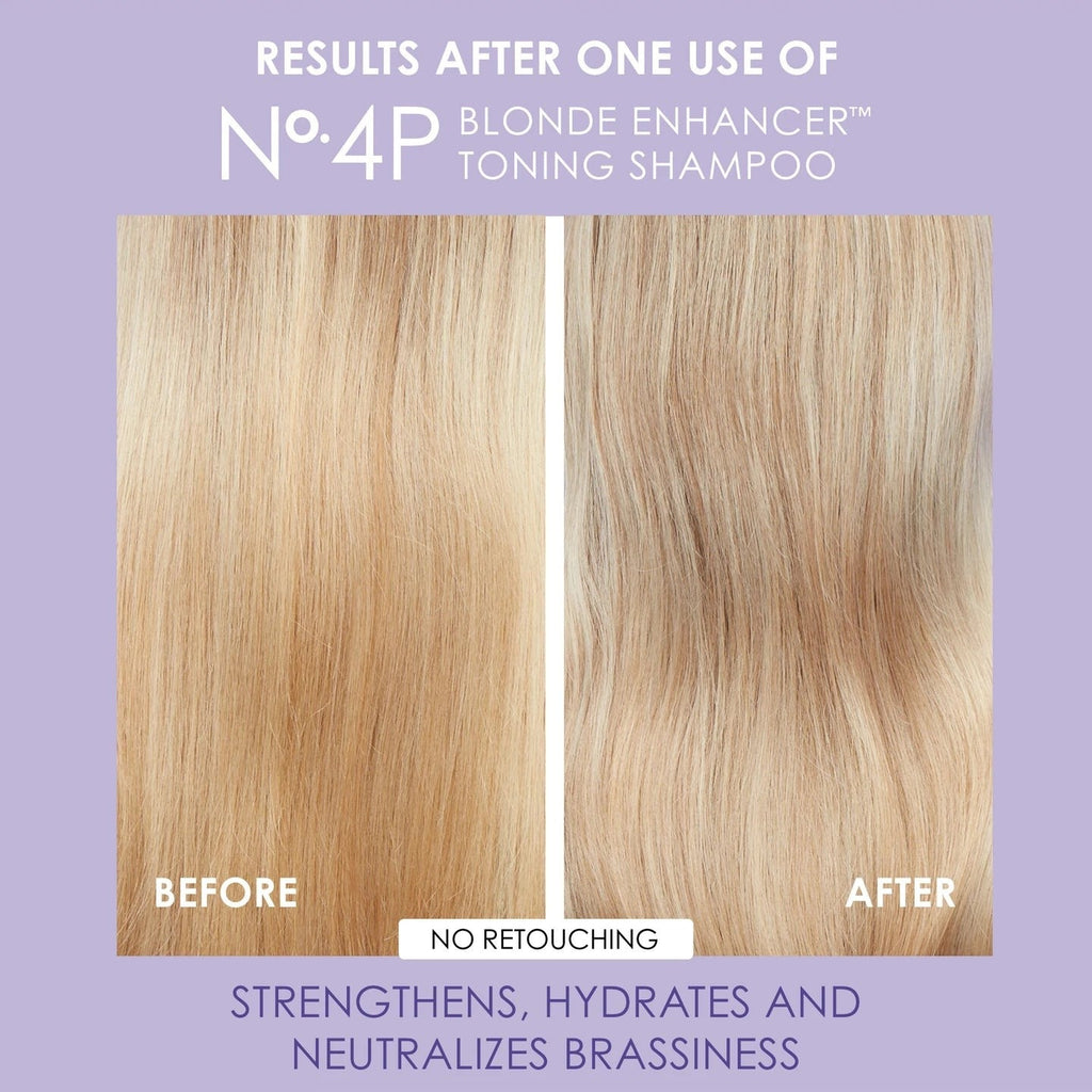 Olaplex Blonde Enhancer Toning Shampoo No. 4P - 250ml | اولابليكس شامبو معزز للشعر الأشقر رقم 4P - 250 مل