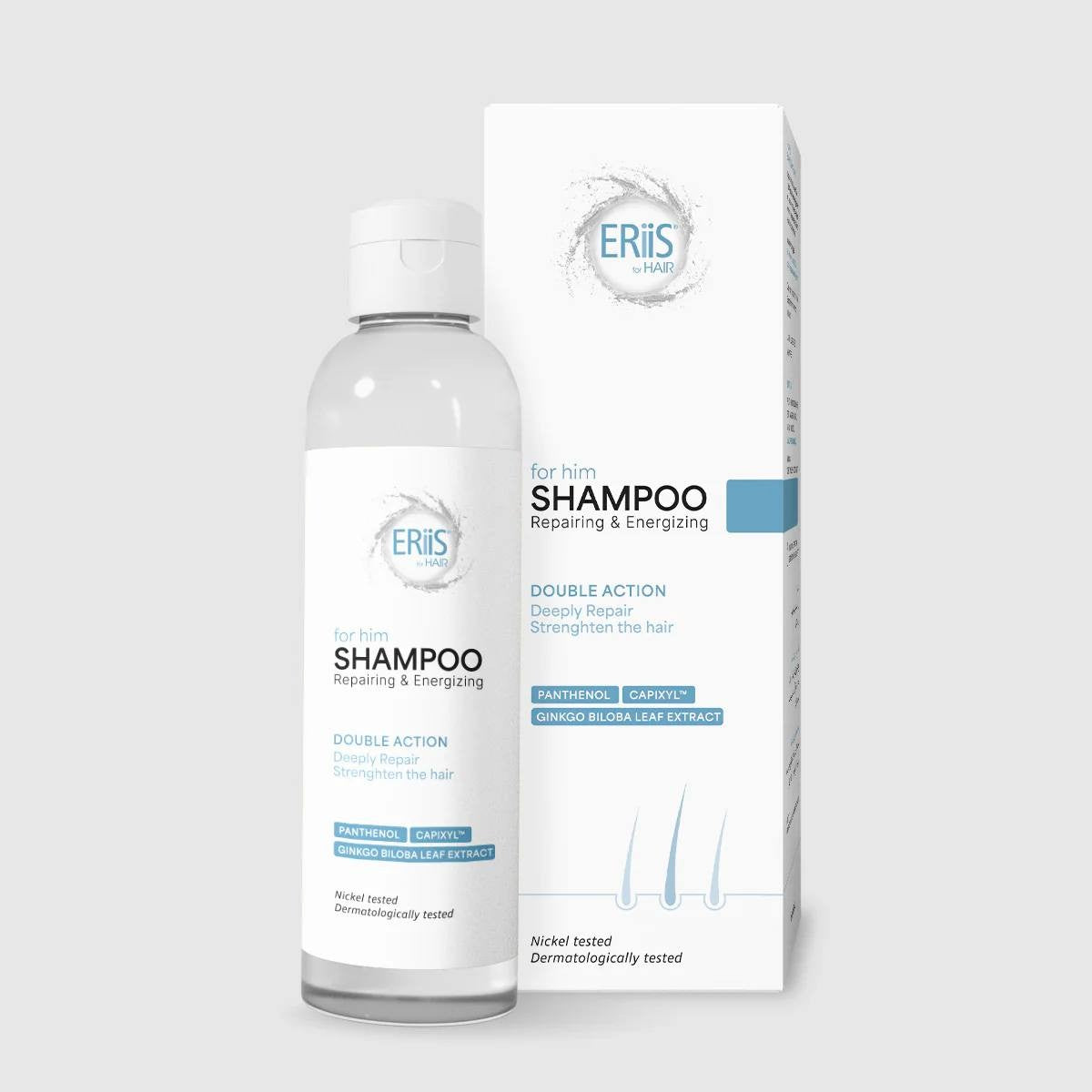 هو شامبو معالج للشعر الرجال ERIIS Hair Repairing & Energizing Shampoo