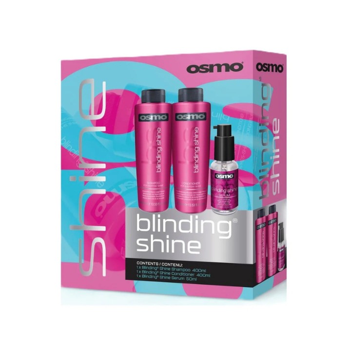 بكج اللمعان والنعومة للشعر 3 قطع Blinding Shine Gift Pack 3 Pcs set