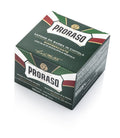 صابون الحلاقة بروراسو (Proraso Shaving Soap) من "الخط الأخضر" الكلاسيكي، وهو صابون إيطالي شهير يُستخدم لتسهيل عملية الحلاقة التقليدية
