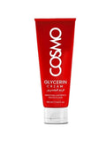 كريم كوزمو جليسرين (COSMO Glycerin Cream) في عبوة عصار حمراء. هو كريم مرطب مصمم لتوفير ترطيب عميق وحماية للبشرة من الجفاف والتشقق