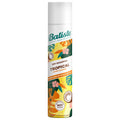 شامبو باتيست الجاف (Batiste Dry Shampoo) بنسخة Tropical. يُستخدم هذا المنتج لإنعاش الشعر بسرعة دون الحاجة للماء،