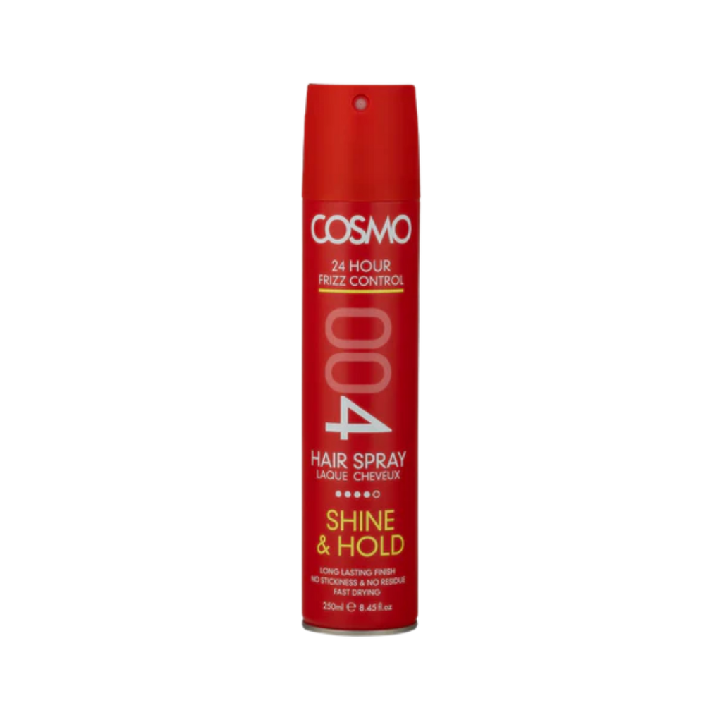 COSMO Shine & Hold 004 Hair Spray - 400ml | كوزمو مثبت للشعر - 400 مل