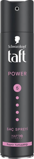 مثبت الشعر Schwarzkopf Taft Power 5، المصمم لتوفير تثبيت قوي للغاية مع إحساس