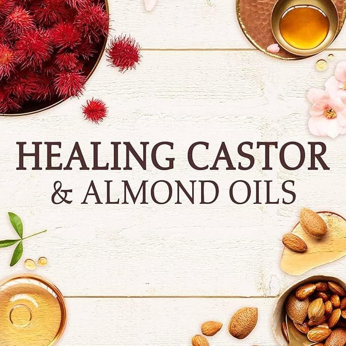 Garnier Ultra Doux Healing Castor & Almond Oil Shampoo - 400ml | غارنييه الترا دو شامبو بزيت الخروع وزيت اللوز للشعر الضعيف والقابل للتساقط - 400 مل
