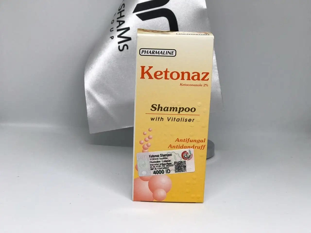 شامبو كيتوناز (Ketonaz)، وهو شامبو طبي يحتوي على المادة الفعالة كيتوكونازول بنسبة 2%، ويُستخدم بشكل أساسي لعلاج الالتهابات الفطرية التي تصيب فروة الرأس