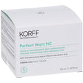 كريم للوجه Korff Perfect Matt NC، وهو مرطب مضاد لعلامات الشيخوخة ومخصص لتقليل اللمعان والعيوب في البشرة الدهنية أو المختلطة.