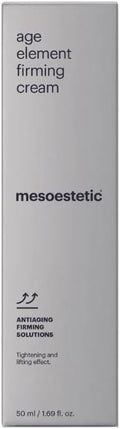 كريم Mesoestetic Age Element Firming Cream، وهو مصمم لشد البشرة وعلاج الترهلات في الوجه والرقبة.