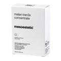 Melan Tran3x Concentrate من شركة Mesoestetic، وهو سيروم مكثف مصمم خصيصاً لعلاج التصبغات الجلدية والبقع الداكنة