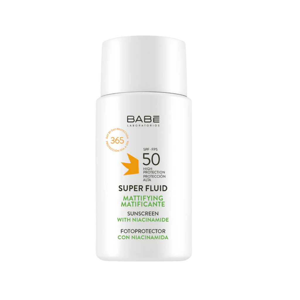 BABE Sun Super Fluid Mattifying Sunscreen SPF50 - 50ml | بيب بيبي واقي شمس سوبر فلويد مات - 50مل