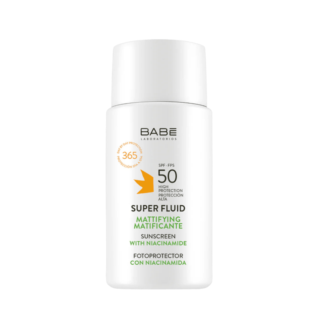 BABE Sun Super Fluid Mattifying Sunscreen SPF50 - 50ml | بيب بيبي واقي شمس سوبر فلويد مات - 50مل