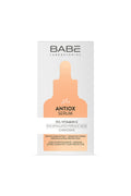 سيروم Babe Antiox 15% Vitamin C من ماركة Babé Laboratorios، وهو مصمم لحماية وتنشيط البشرة وتوحيد لونها.