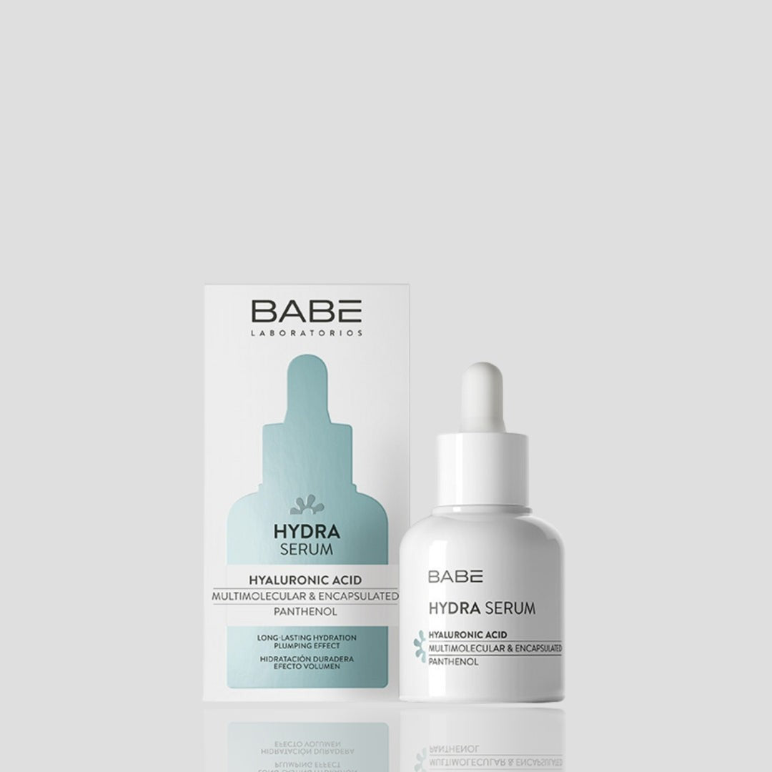 Babe Laboratorios Hydra Serum، وهو سيروم للوجه مصمم لترطيب البشرة بعمق.
