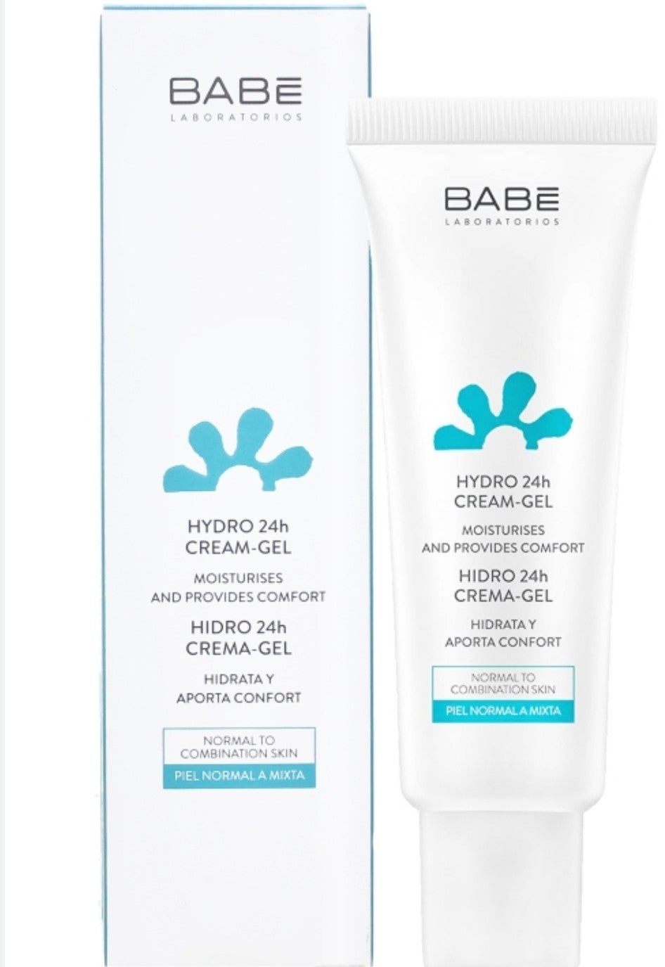 Babé Hydro 24h Cream-Gel، وهو كريم مرطب للوجه ذو ملمس خفيف وسريع الامتصاص