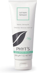 حليب تنظيف البشرة (Lait Nettoyant) من ماركة Phyt's الفرنسية. يُستخدم كمنظف يومي ومزيل للمكياج،