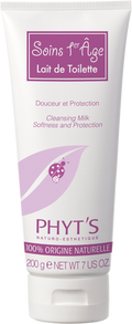 حليب تنظيف للأطفال عضوي من ماركة Phyt's (فيتس)، وتحديداً من مجموعة Soins 1er Âge (عناية العمر الأول