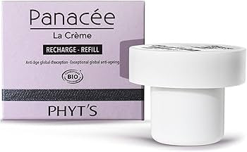 PHYT'S Panacée La Crème Recharge، وهو عبارة عن عبوة إعادة تعبئة (Refill) لكريم "باناسيا" الفاخر لمكافحة علامات تقدم السن الشامل