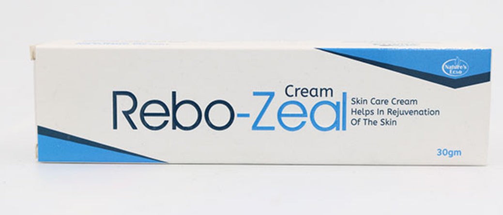 ريبو-زيل (Rebo-Zeal)، وهو منتج للعناية بالبشرة يُستخدم بشكل أساسي لترميم وتجديد خلايا الجلد المتضررة.