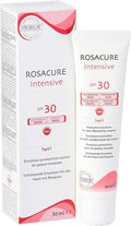 هو Rosacure Intensive SPF 30 من شركة Synchroline الإيطالية، وهو مستحلب نهاري مخصص للعناية بالبشرة الحساسة والتي تعاني من الاحمرار المزمن أو حالة الوردية
