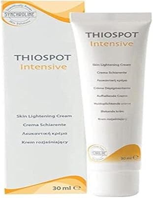 هو Thiospot Intensive من شركة Synchroline الإيطالية، وهو كريم مكثف مخصص لعلاج تصبغات الجلد وتوحيد لون البشرة