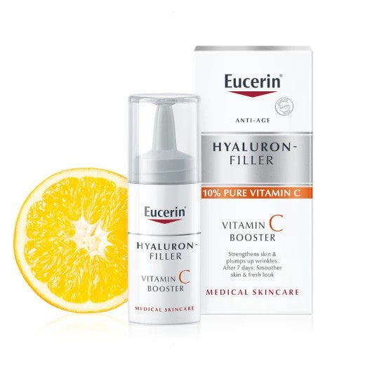 فيتامين سي معزز للبشرة مضاد للشيخوخة, 8 مل من يوسيرسن علبة واحدةEucerin Hyaluron-Filler Vitamin C Booster/،