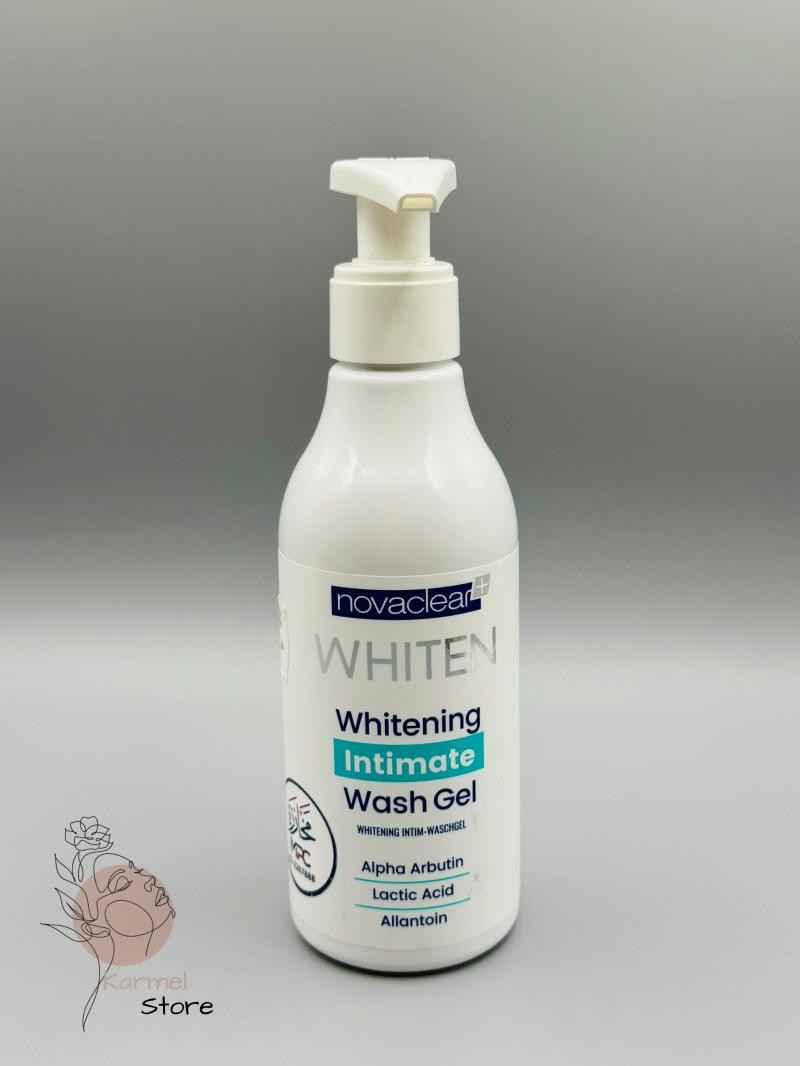 جل غسول نوفاكلير لتفتيح المناطق الحساسة (Novaclear Whitening Intimate Wash Gel) بحجم 200 مل.