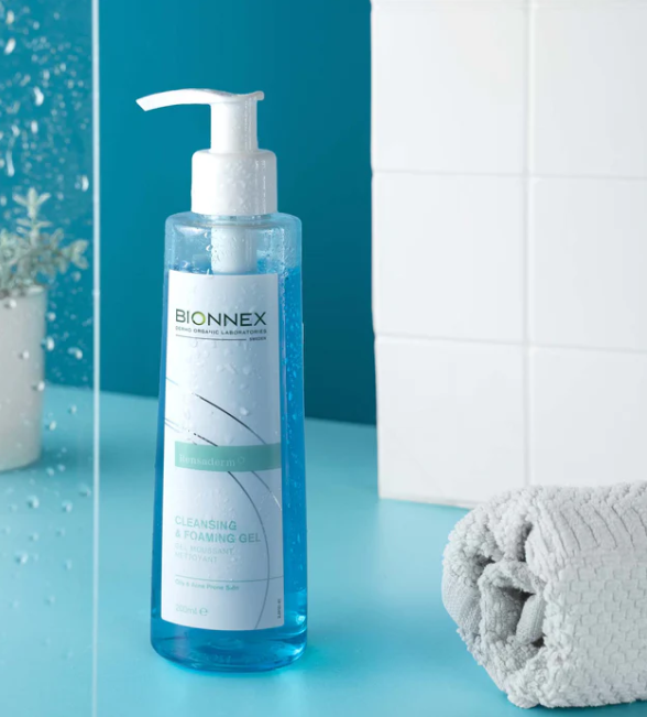 BIONNEX Cleansing & foaming gel Face & Body - 400ml | بايونيكس غسول جل للوجه و الجسم - 400 مل