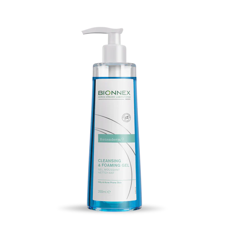Bionnex Rensaderm Cleansing Gel – ٢٠٠ml | بايونكس غسول جيل للبشرة الدهنية – ٢٠٠ مل