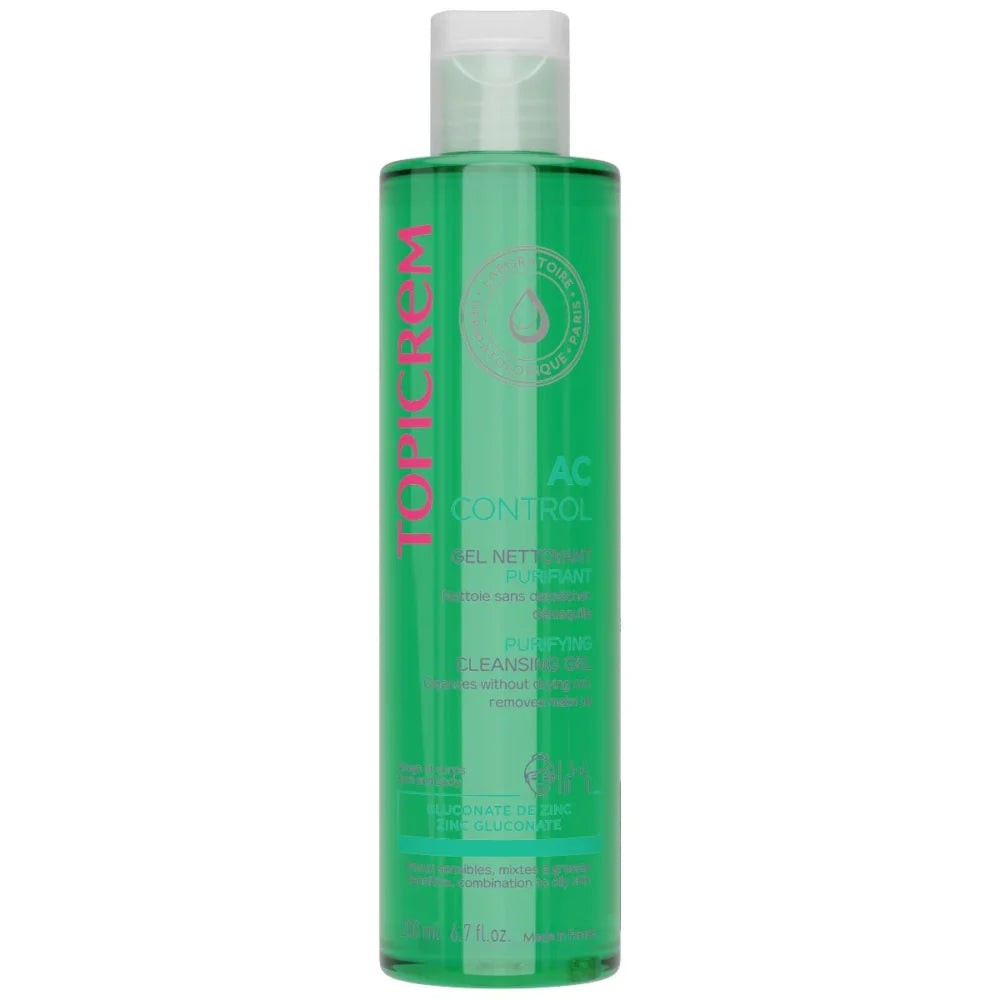 TOPICREM AC Control Cleansing Gel - 200ml | توبيكريم غسول جل مننقي للوجه و الجسم - 200 مل
