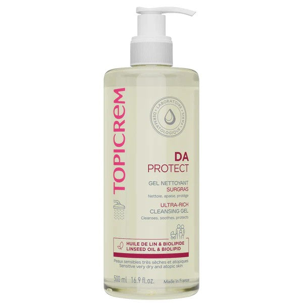 هو توبيكريم دي إيه بروتكت جل منظف فائق الغنى (Topicrem DA Protect Ultra-Rich Cleansing Gel)،