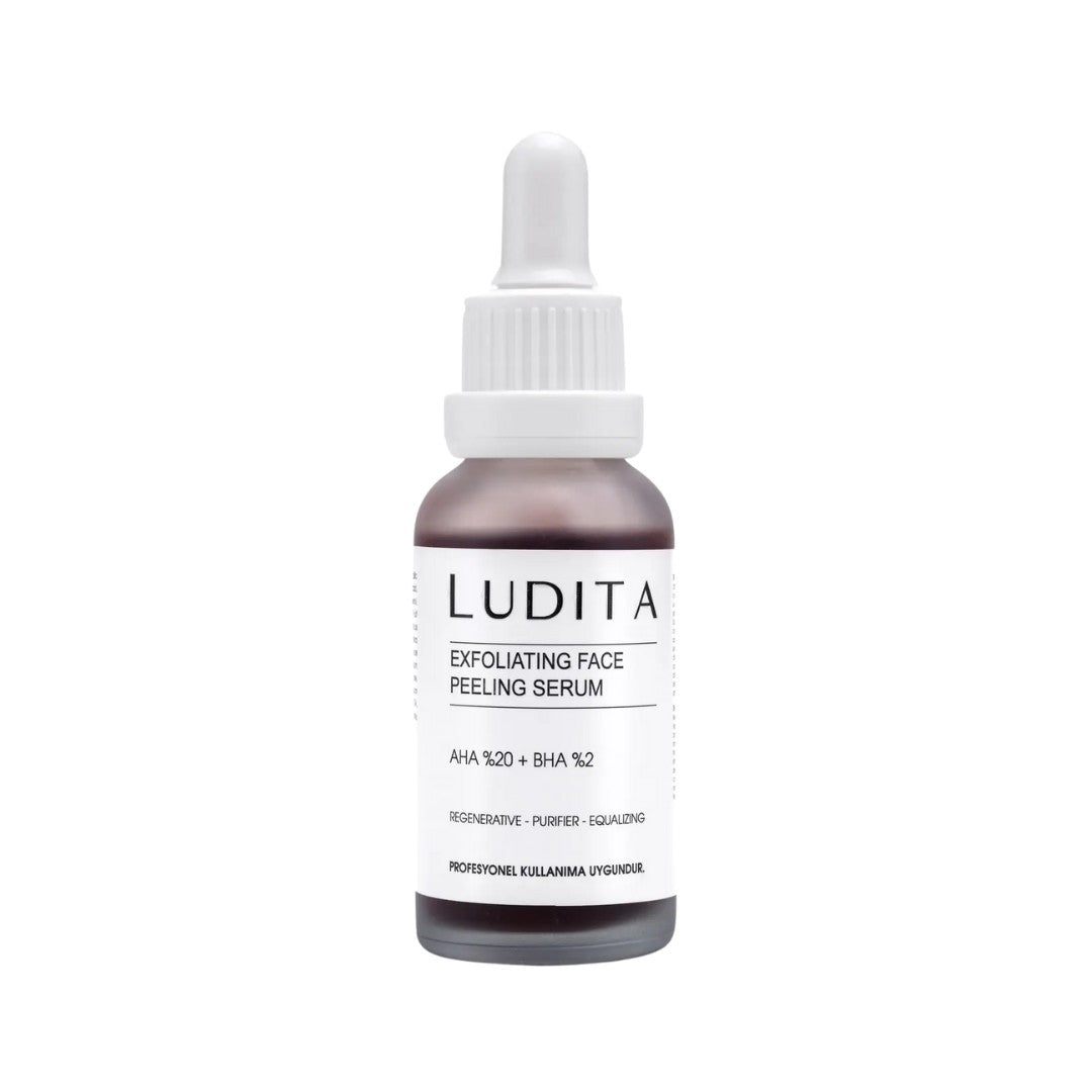 LUDITA Exfoliating Face Peeling Serum - 30ml | لوديتا سيروم مقشر للوجه - 30 مل