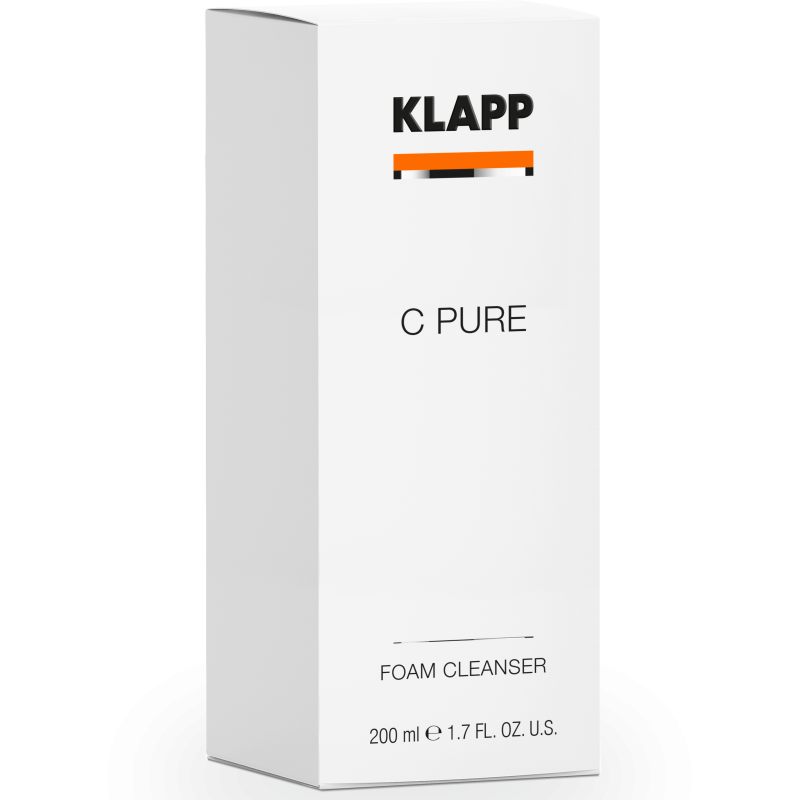 هو Klapp C Pure Foam Cleanser، وهو غسول رغوي ألماني الصنع، يأتي بحجم 200 مل