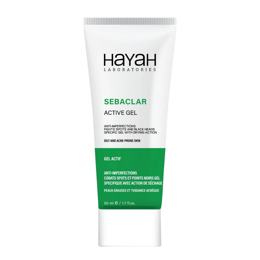 Hayah SEBACLAR Active Gel ٥٠ ml | حياة جل سيباكلار النشط ٥٠ مل
