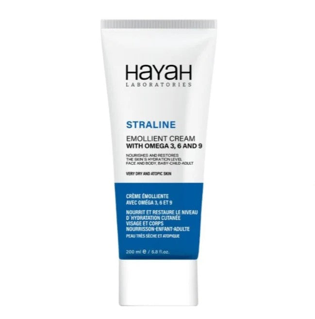 HAYAH STRALINE Emollient Cream ٢٠٠ ml | حياة كريم سترالاين المرطب ٢٠٠ مل