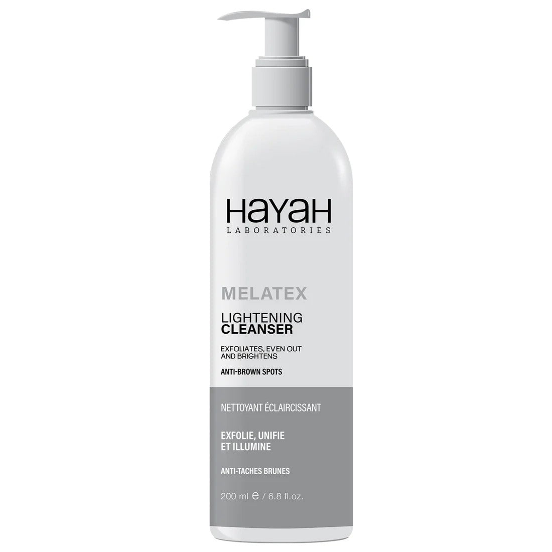 Hayah MELATEX Lightening Cleanser ٢٠٠ ml | حياة منظف ميلاتكس المفتح للبشرة ٢٠٠ مل