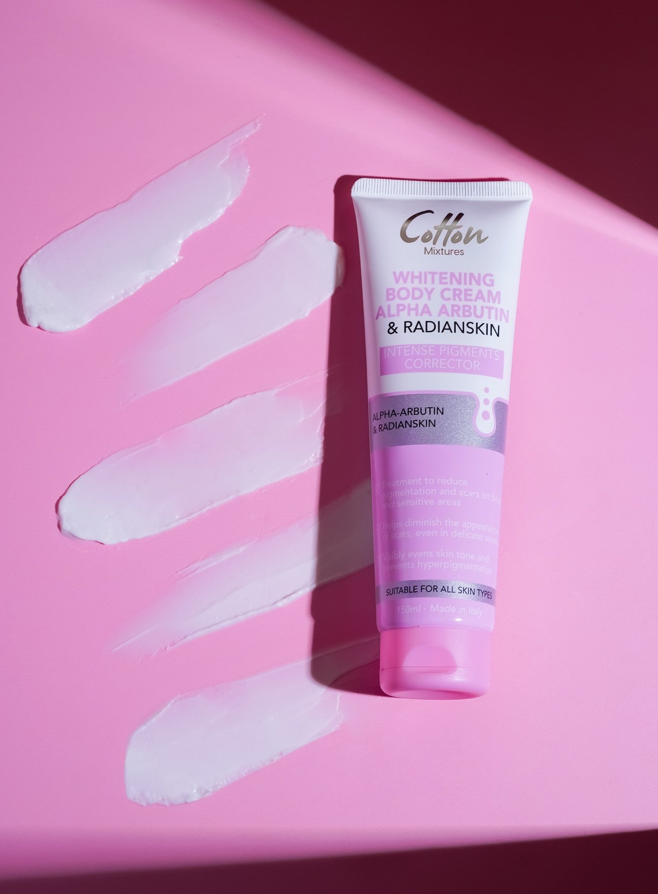 Cotton Intense pigments corrector Scars on body - 150ml | كوتون كريم مفتح للجسم - 150 مل