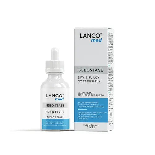 هو Lanco med Sebostase Scalp Serum، وهو سيروم علاجي مُخصص للعناية بفروة الرأس الجافة والمتقشرة والمتهيجة