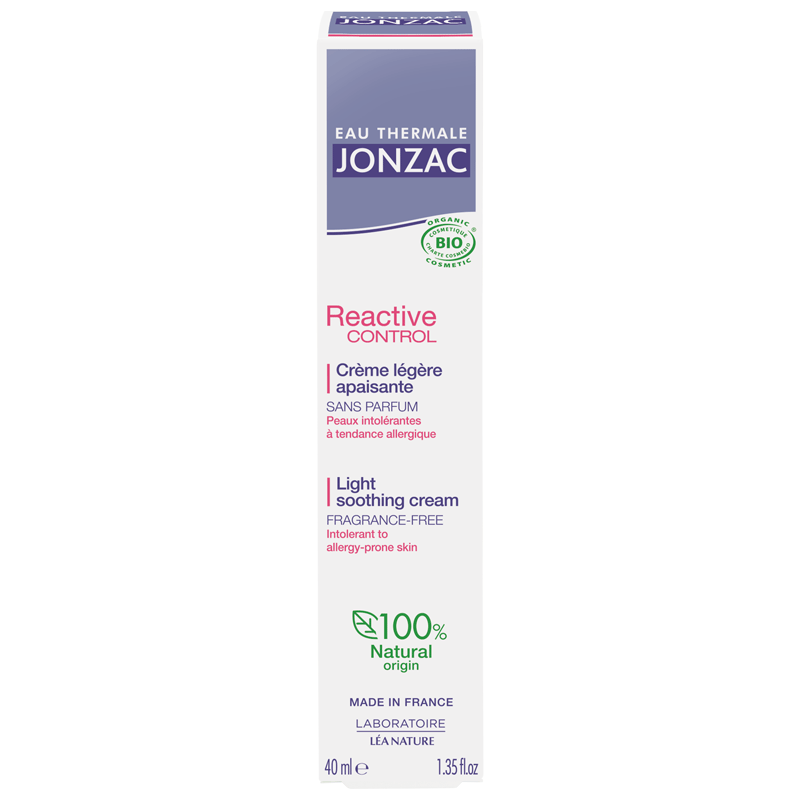Jonzac Reactive Control Soothing Light Cream – ٤٠ml | جونزاك كريم ريأكتيف كونترول المهدئ الخفيف – ٤٠مل