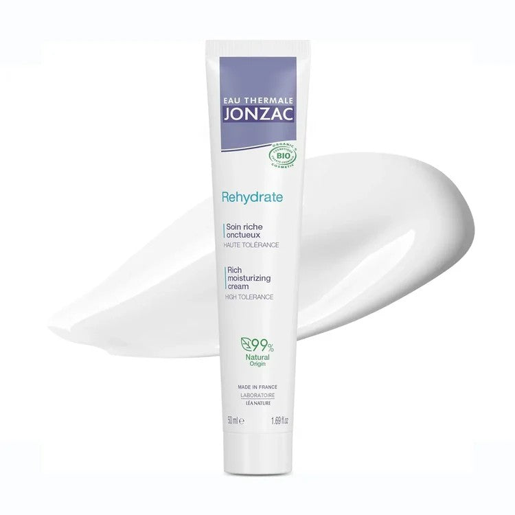 Jonzac Rehydrate Rich Moisturizing Cream – ٥٠ml | جونزاك كريم مرطب غني لإعادة ترطيب البشرة – ٥٠مل