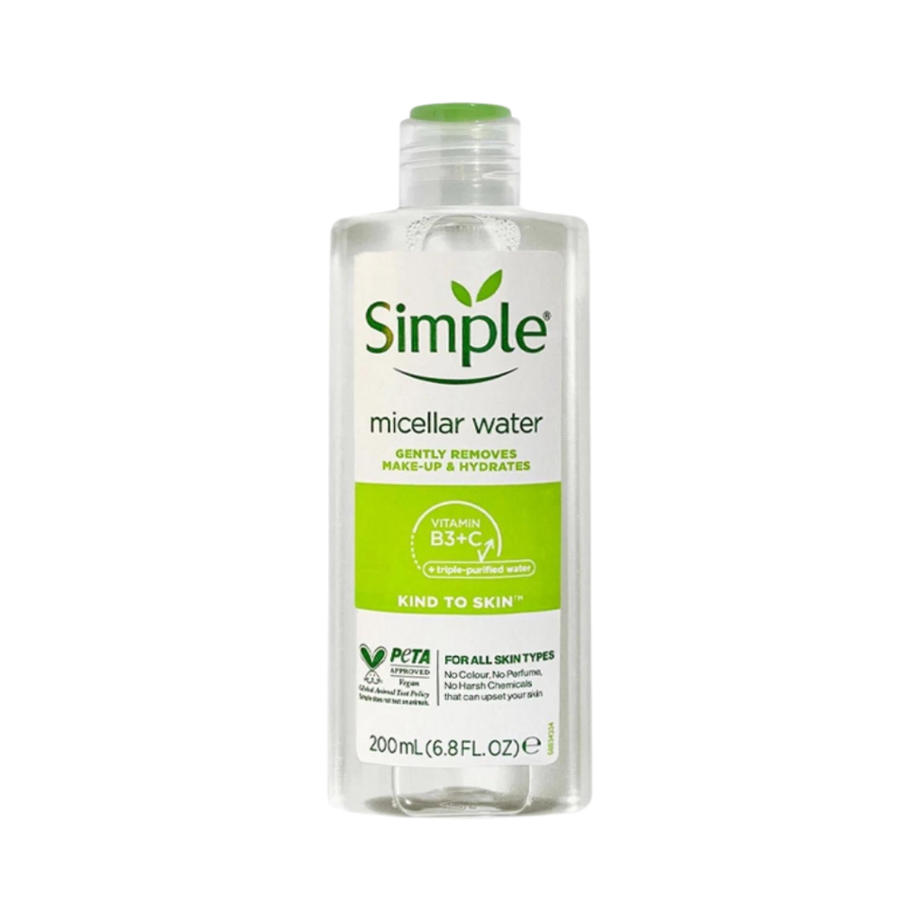 Simple Kind To Skin Micellar Cleansing Water - 200ml | سمبل منظف ماء ميسيلر - 200 مل