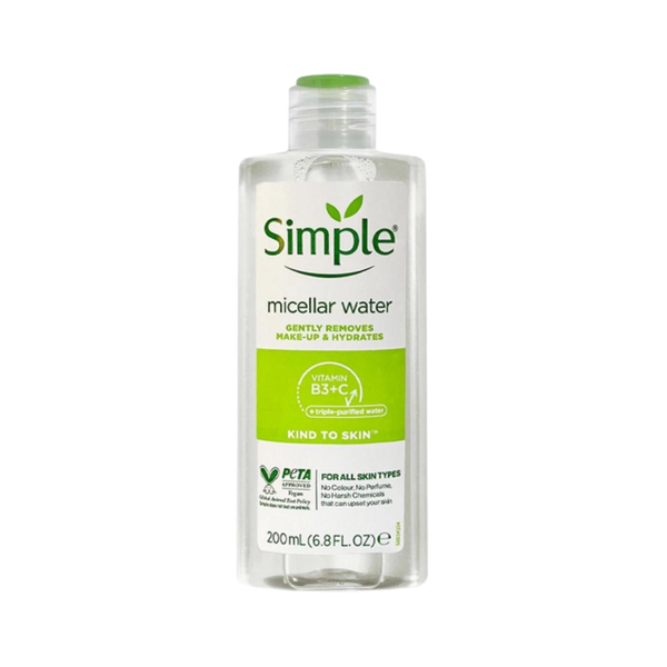 Simple Kind To Skin Micellar Cleansing Water - 200ml | سمبل منظف ماء ميسيلر - 200 مل