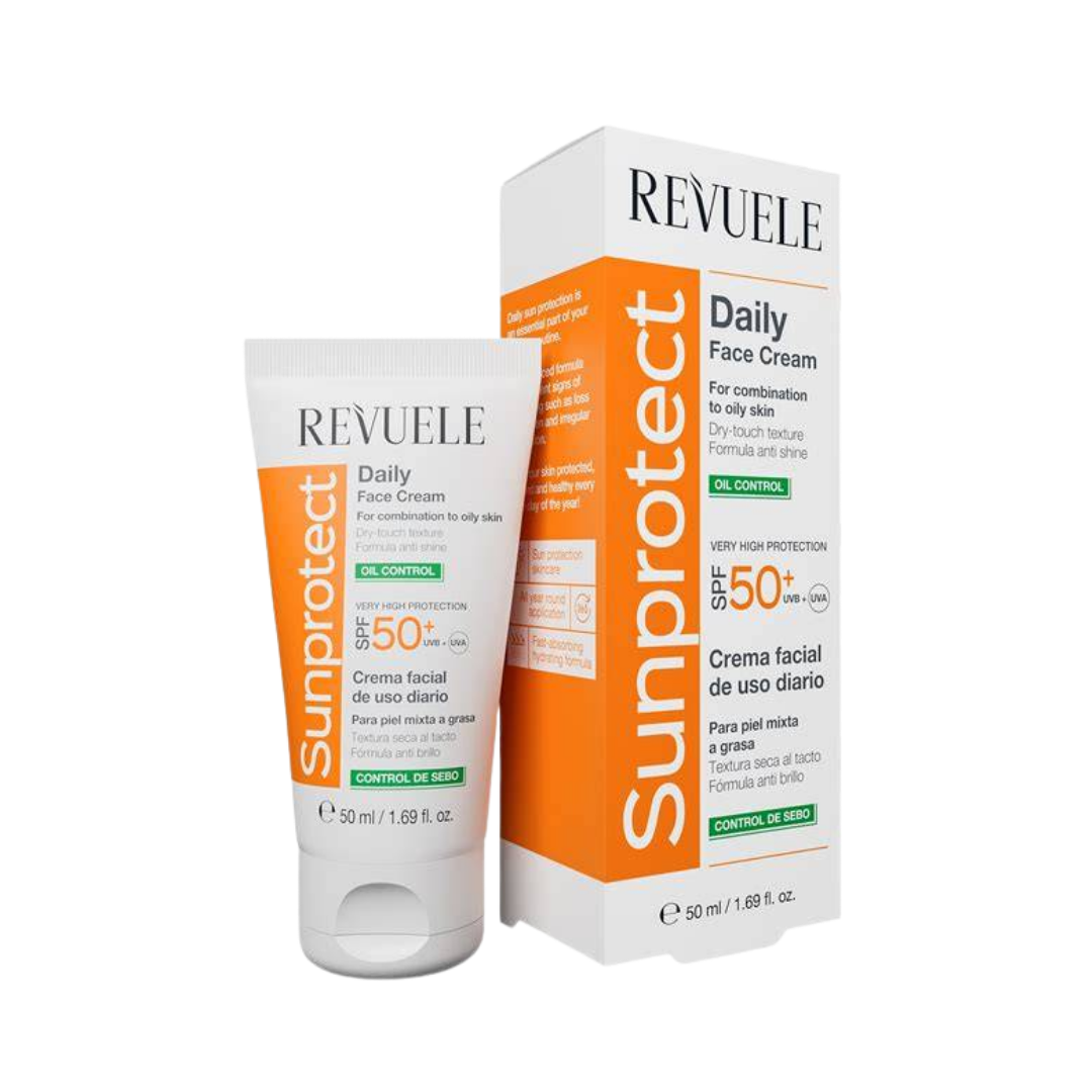 Revuele Sunprotect Oil Control Face Cream SPF 50+ - 50ml | ريفويل واقي شمس للبشرة الدهنية - 50 مل