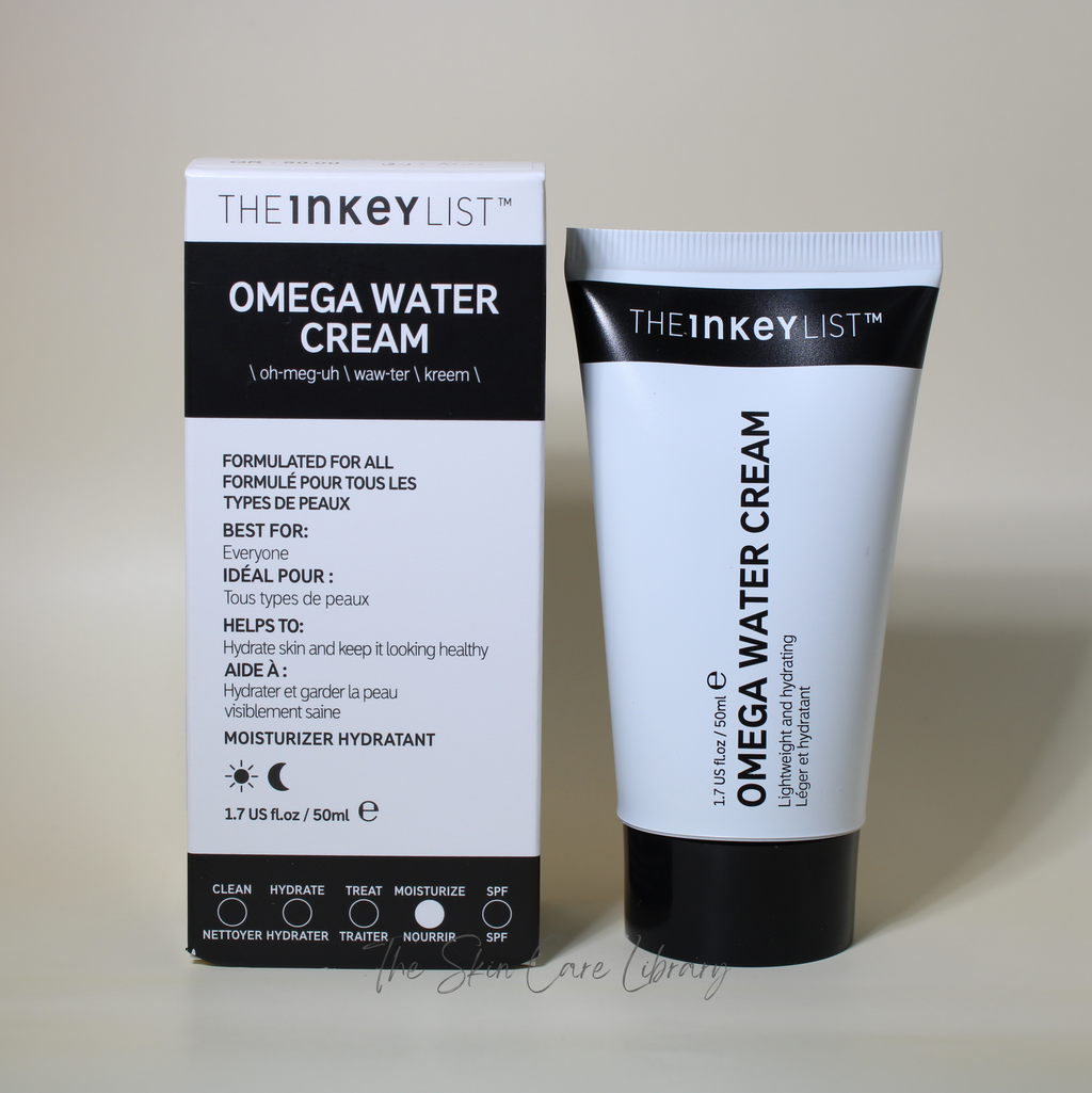 منتج كريم أوميجا المائي (Omega Water Cream) من العلامة التجارية The Inkey List