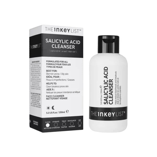 هو غسول حمض الساليسيليك (Salicylic Acid Cleanser) من ماركة ذا إنكي ليست (The INKEY List)