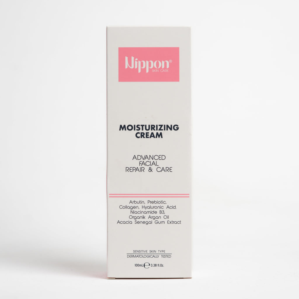 Nippon Moisturizing Cream Advanced Facial & Care Collagen Hyaluronic Acid - 100ml | نيبون كريم مرطب بالهيالورونيك اسيد و الكولاجين - 100 مل