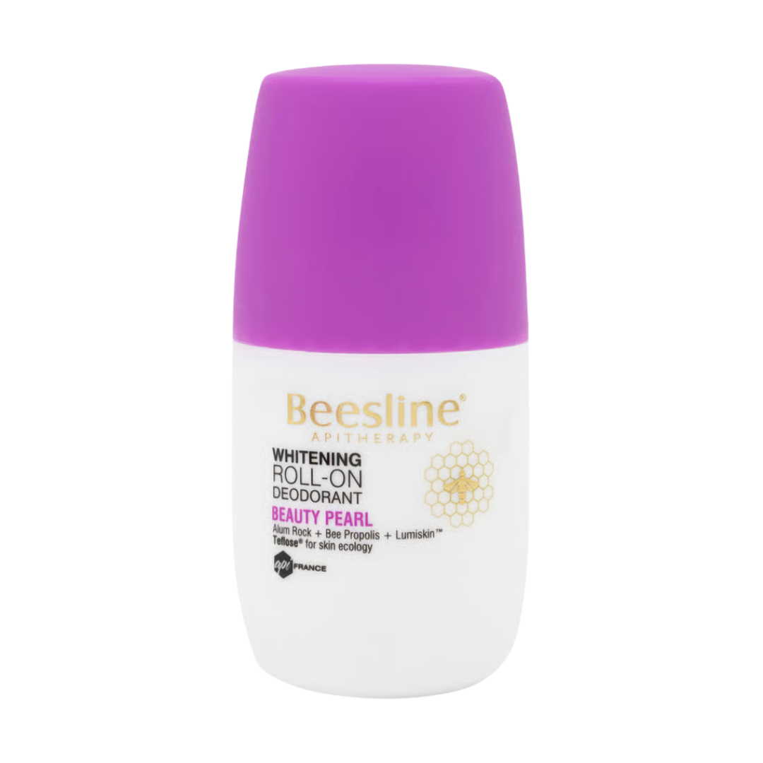Beesline Whitening Roll-On Deodorant Beauty Pearl- 50ml | بيزلين مزيل تعرق رول بيوتي بيرل - 50 مل
