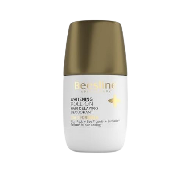 Beesline Whitening Roll On Hair Delaying Deo 3 In 1 | بيزلين مزيل عرق رول اون ويأخر نمو الشعر 3 في