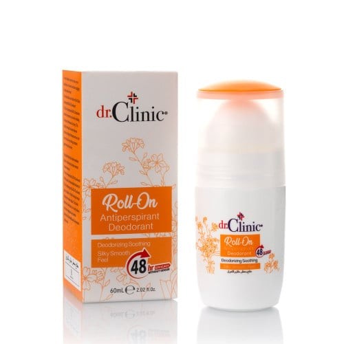 dr.Clinic Roll-On Antiperspirant Deodorant - 75ml | دكتور كلينك مزيل تعرق رول اون - 75 مل