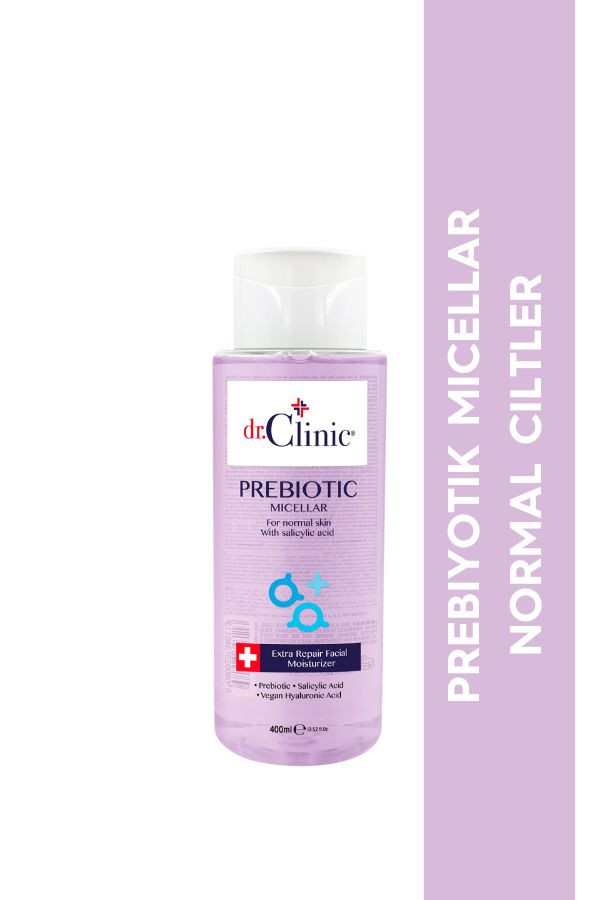 Normal Skin With Salicylic Acid ٤٠٠ml | دكتور كلينك بروبايوتك ماء المسيلار للبشره العاديه بحمض الساليسلك ٤٠٠مل
