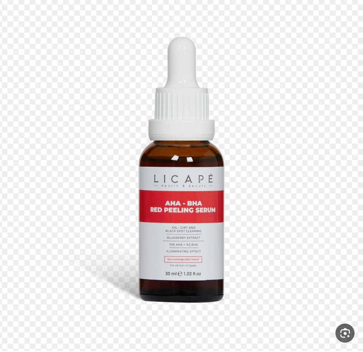 سيروم التقشير الأحمر (AHA - BHA Red Peeling Serum) من ماركة Licape
